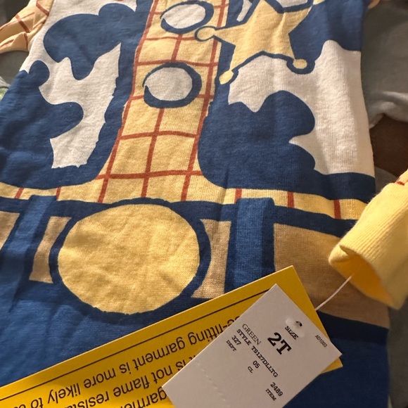 NWT Toy Story Kids Character Pajama Set - Blue and Green - Picture 4 of 4